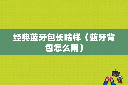 經(jīng)典藍(lán)牙包長啥樣（藍(lán)牙背包怎么用）